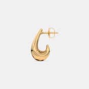 The Velour J Hoop Earrings - thumb 7
