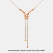 The Dynasty Gold Slider Necklace - thumb 4