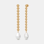 The Daphne Gold Dangler Earrings - thumb 1