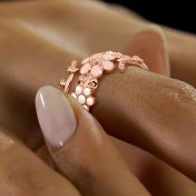 The Trifoliate Spiral Ring - thumb 4