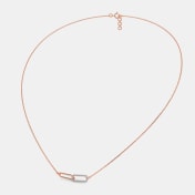 The Duo Link Pendant Necklace - thumb 4