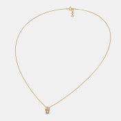 The Trio Ring Pendant Necklace - thumb 4