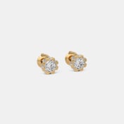 The Xorer Solitaire Stud Earrings - thumb 4