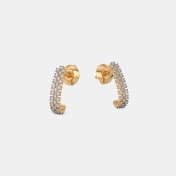 The Zephyrelle J Hoop Earrings - thumb 4