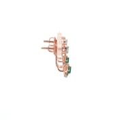 The Chartreuse Front Back Earrings - thumb 5