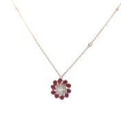 The Rubyfloret Pendant Necklace - thumb 2