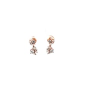 The Thylaris Solitaire Drop Earrings - thumb 3