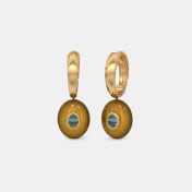 The Nalithra Dangle Hoop Earrings - thumb 1