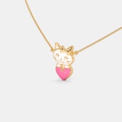 The Kitty Heartstrings Kids Necklace - thumb 1