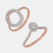 The Aurorae Bridal Ring Set - thumb 5