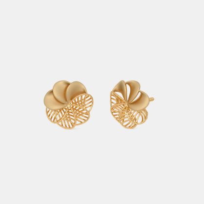 The Botanically Flowing Stud Earrings