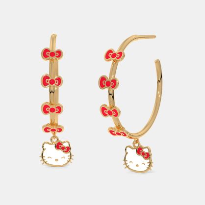 The Hello Kitty Blossom Hoop Earrings