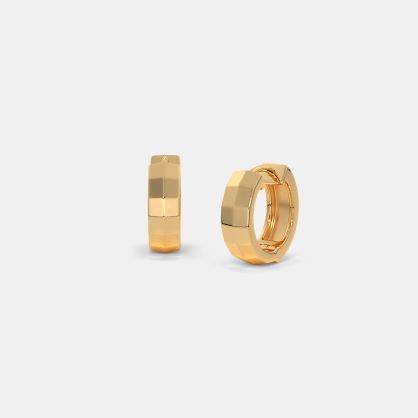 The Vivaciously Designed Huggie Earrings