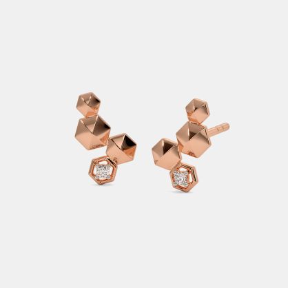 The Ruri Multi Pierced Stud Earrings