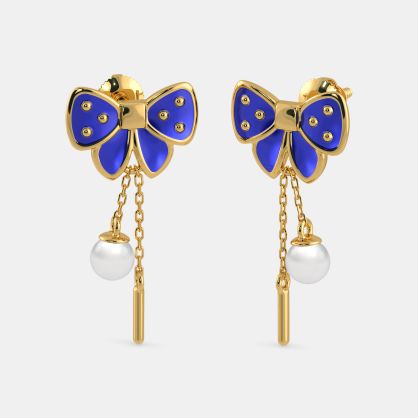 The Adorable Bow Earrings For Kids