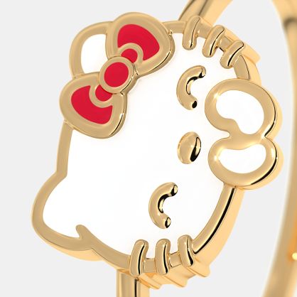 The Blushing Hello Kitty Kids Ring