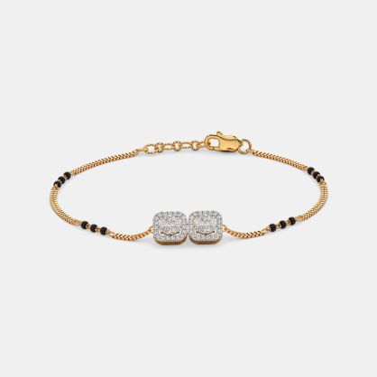 The Ovalocushano Mangalsutra Bracelet
