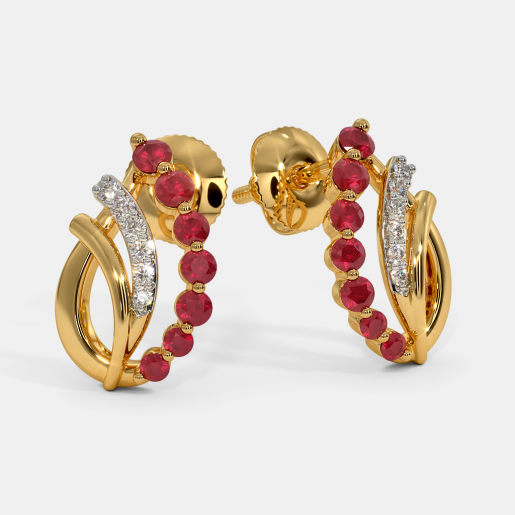 Buy 200+ Ruby Earrings Online | BlueStone.com - India's #1 Online ...