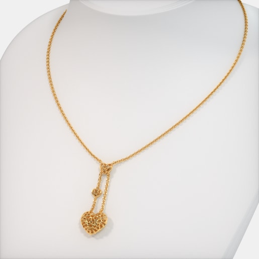Buy Plain Gold Necklaces Online 