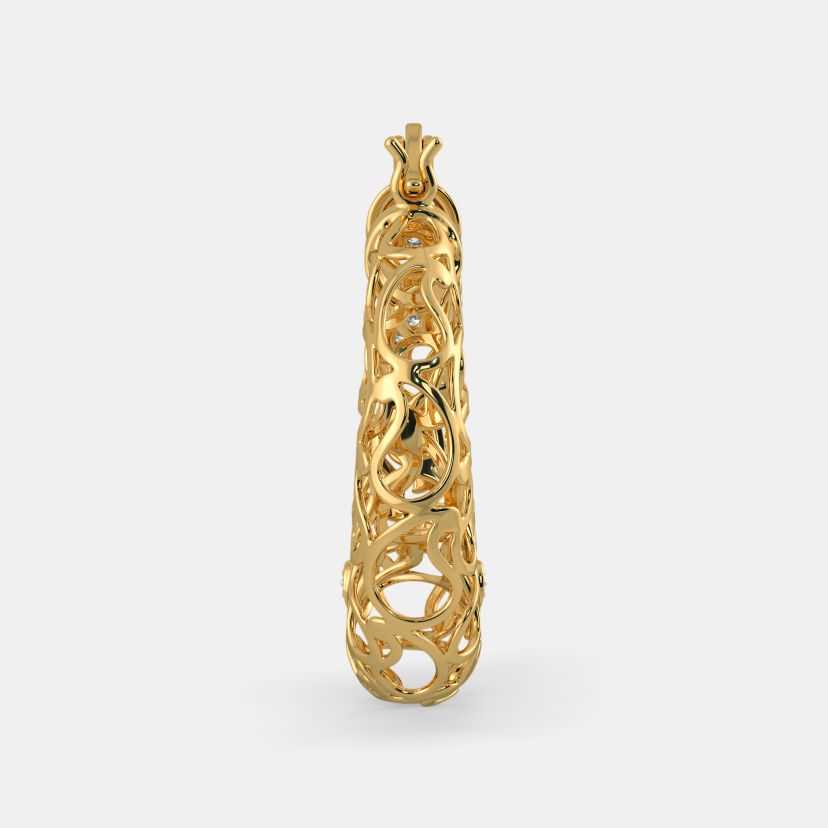 The Jaimini Paisley Hoop Earrings - image 5
