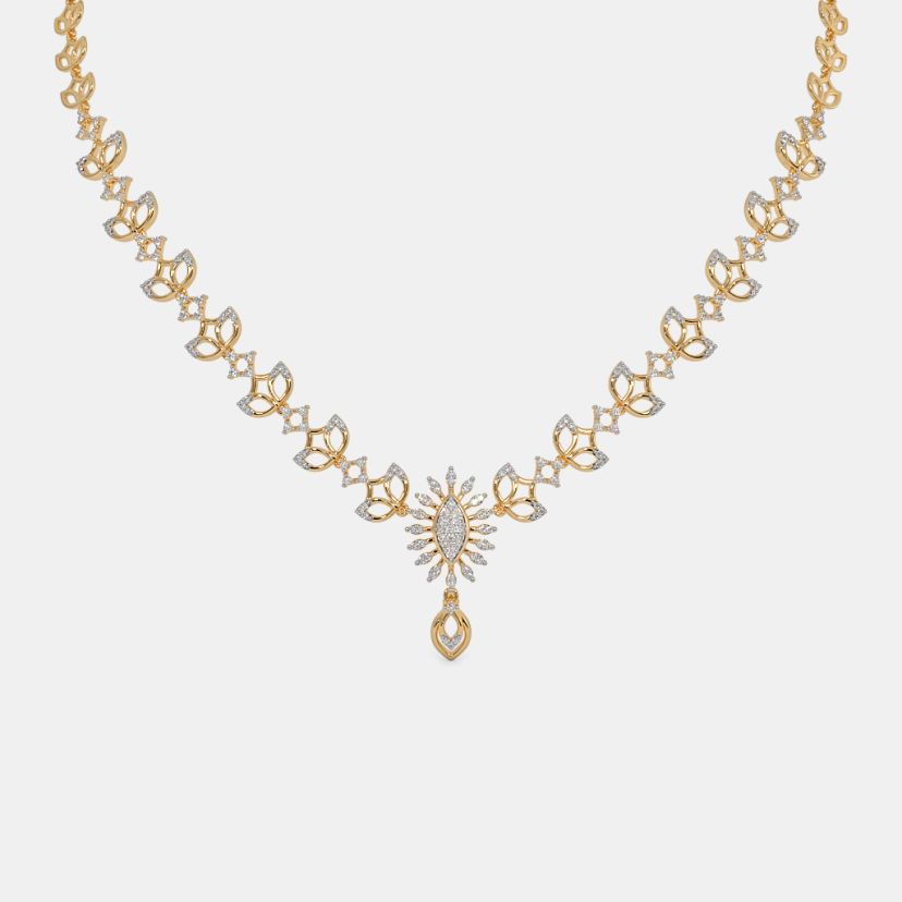 Simple wedding necklace designs clearance