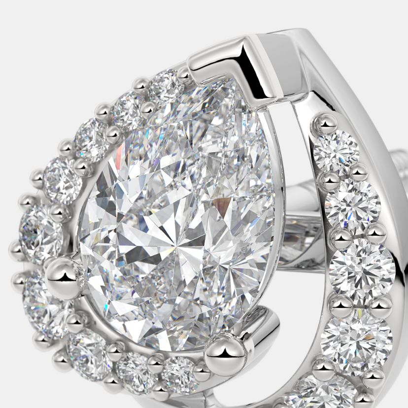The Wrapped Solitaire Stud Earrings - image 5