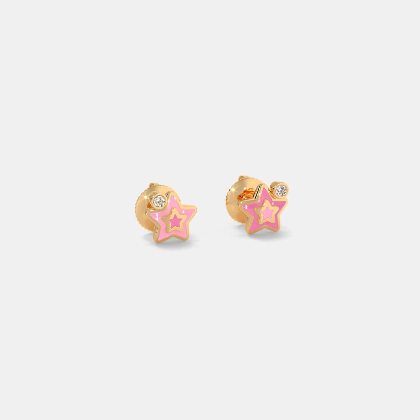 The Sparkle Heart Stud Earrings - image 4