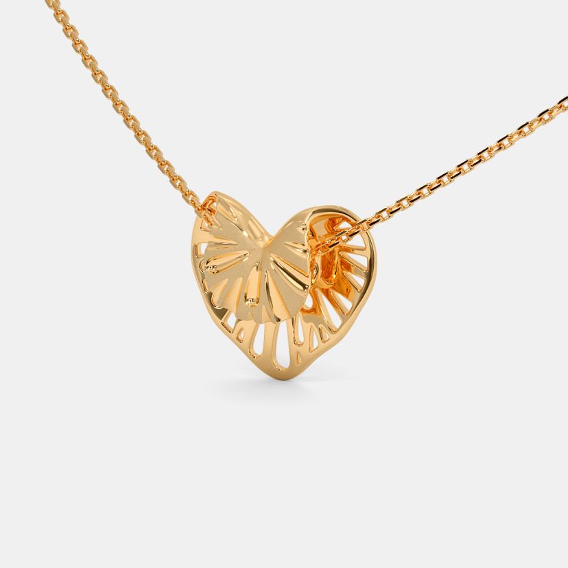 The Inverted Leafy Pendant Necklace - image 1