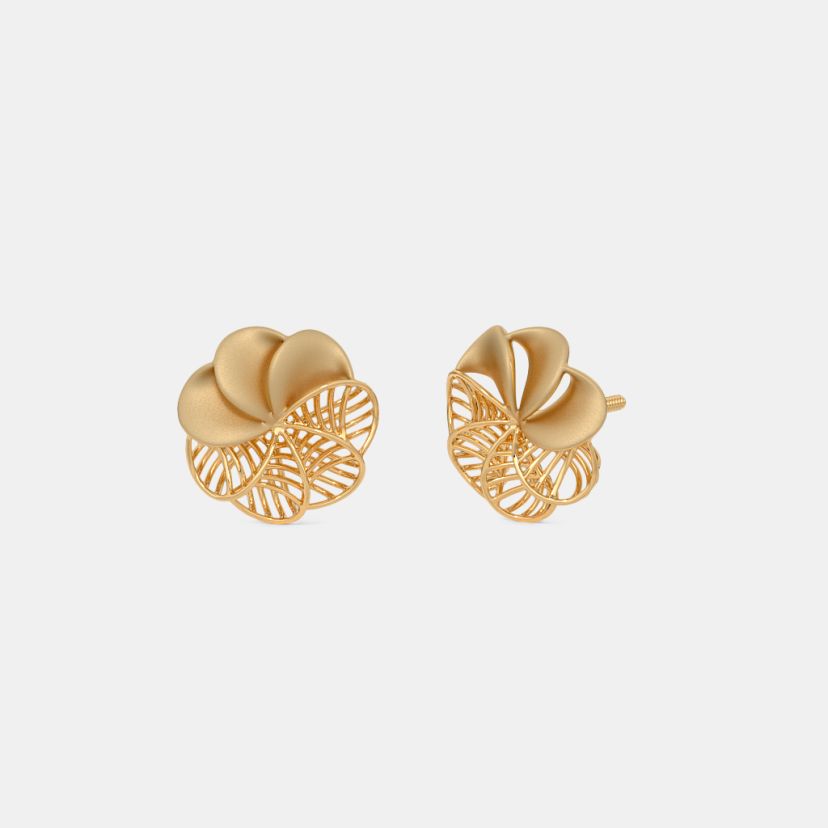 The Botanically Flowing Stud Earrings - image 1