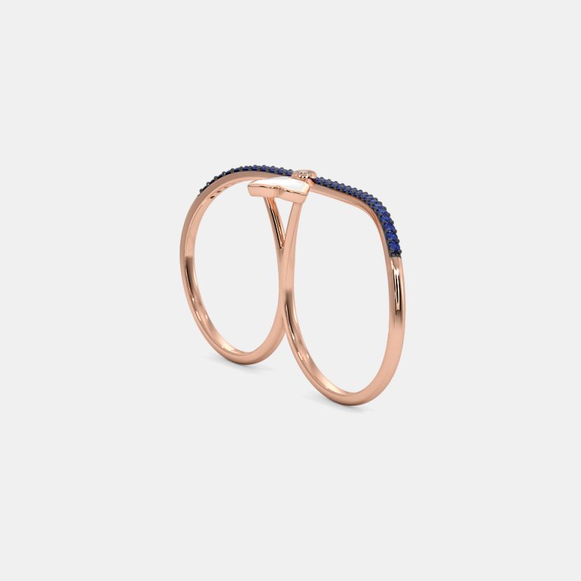 The Avenue Two Finger Ring - image 9
