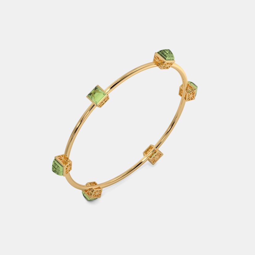 Gemstone bangles gold on sale