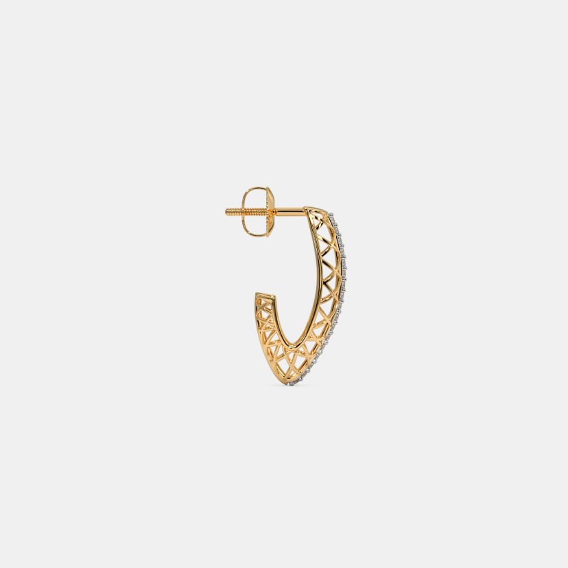 The Lineal J Hoop Earrings - image 7