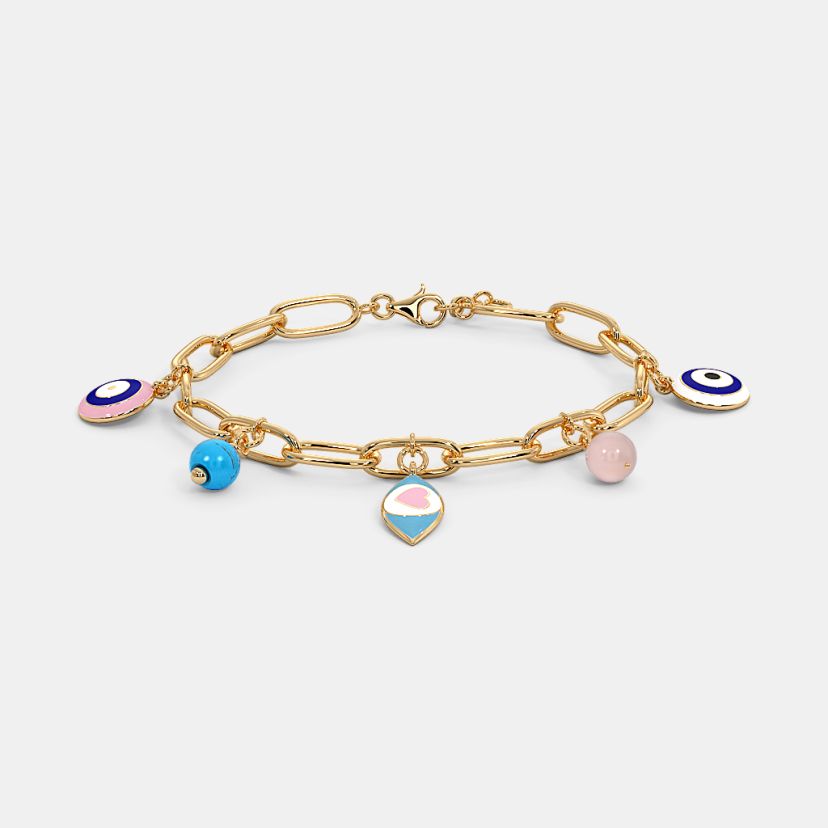 The Zahria Evil Eye Charm Bracelet - image 1