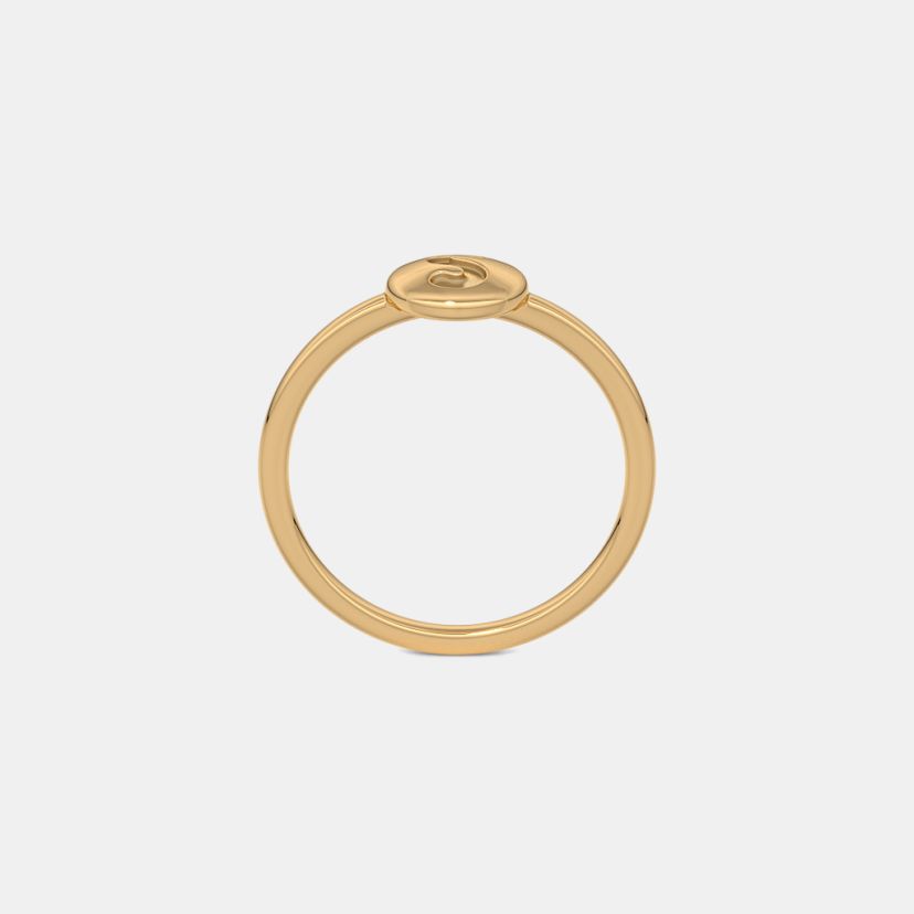 The Elvy S Initial Kids Ring - image 5