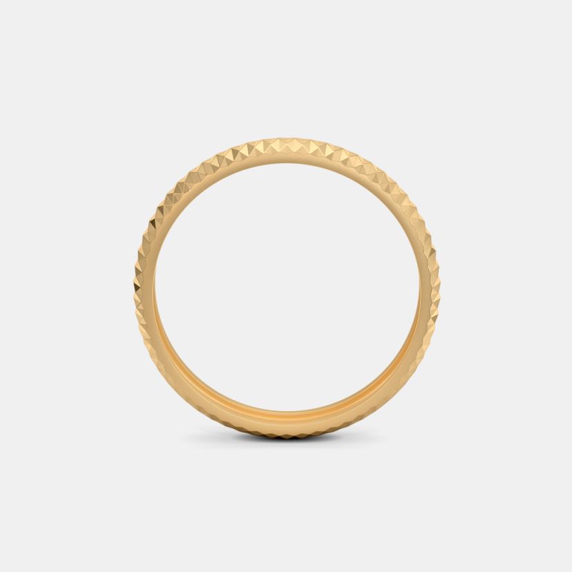 The Tesni Textured Band Ring - image 5