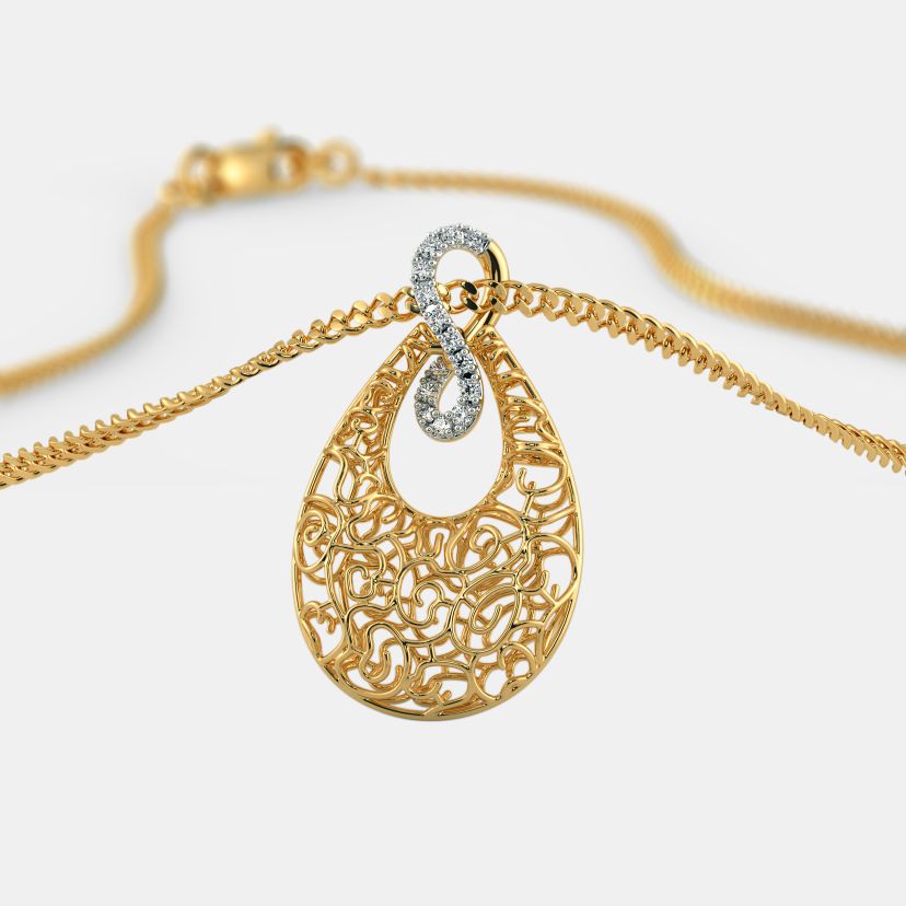 The Pear Lattice Pendant - image 1