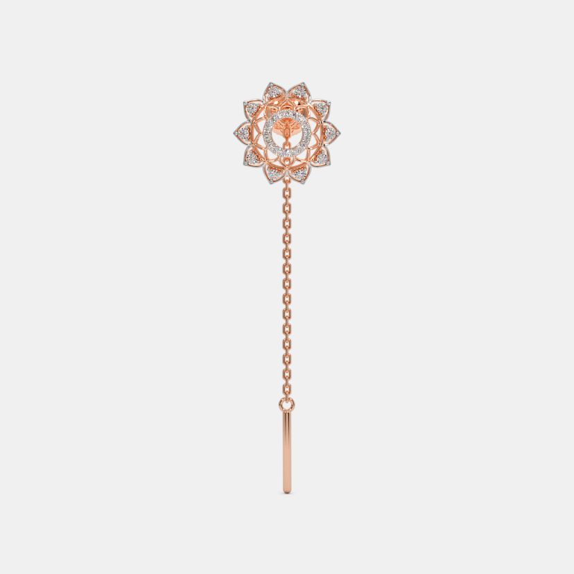 The Niddle Flower Sui Dhaga Earrings - image 4