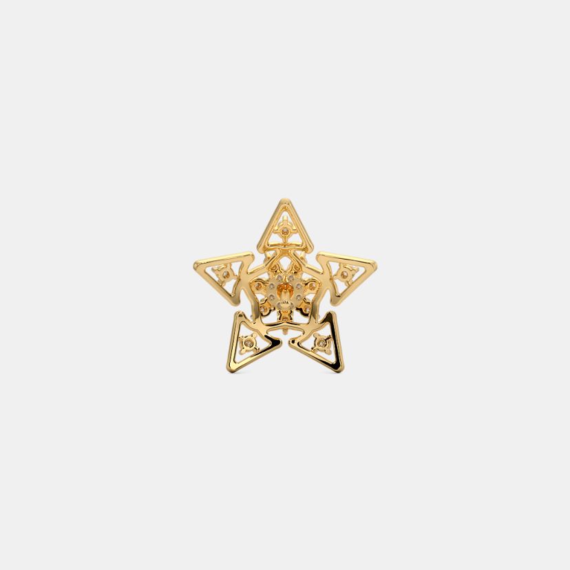 The Floral Star Stud Earrings - image 7
