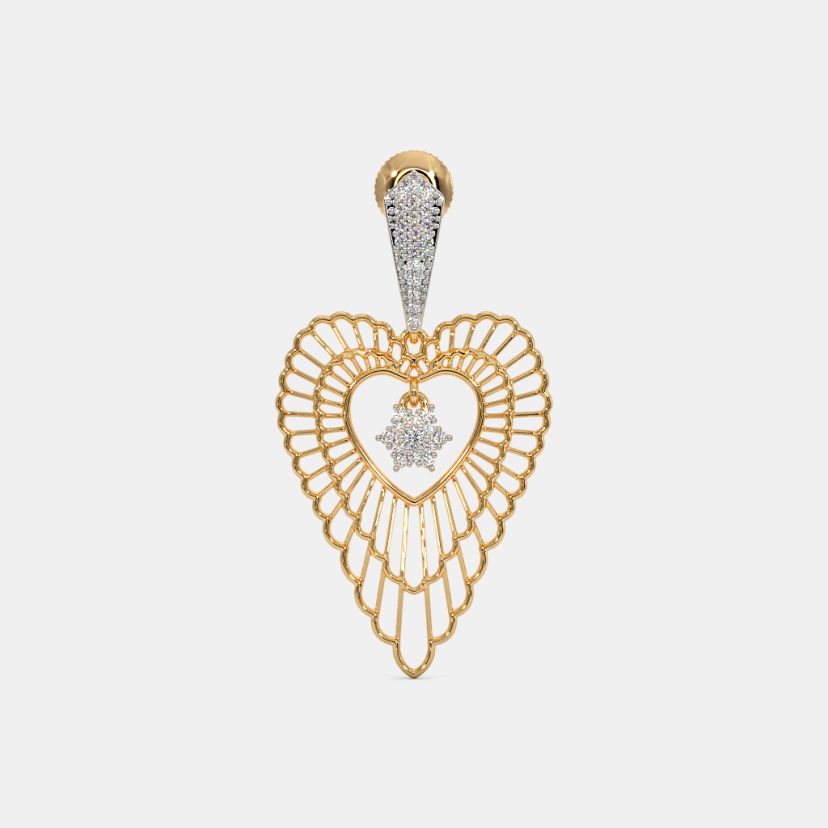 The Fairy Heart Drop Earrings - image 4