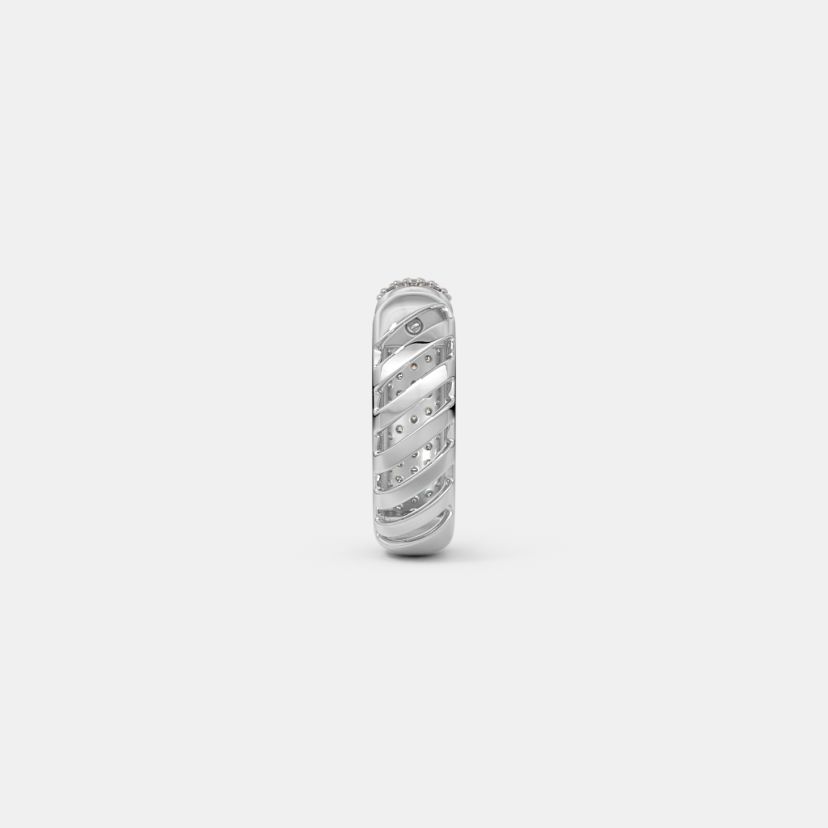 The Pave Pulse Huggie Earrings - image 7