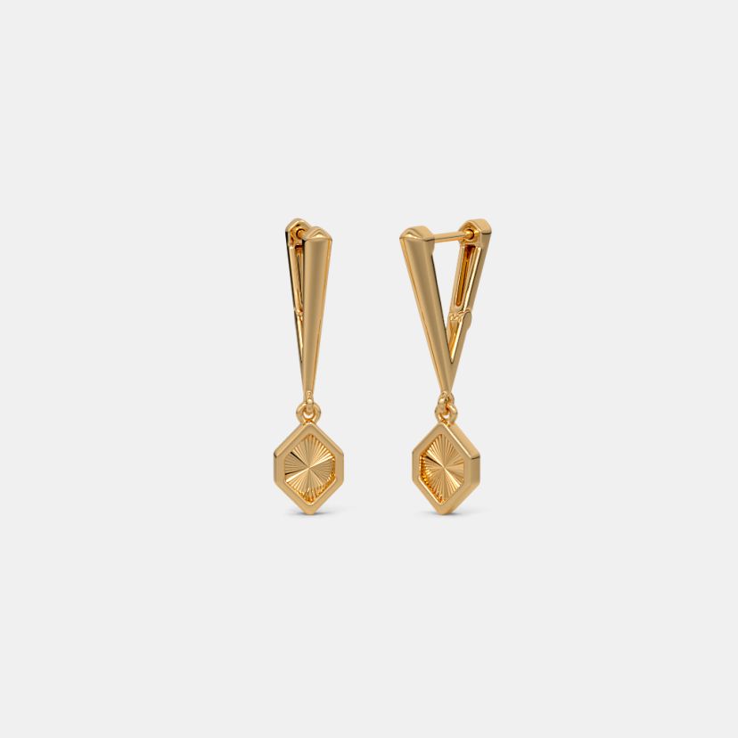 The Trixel Hoop Earrings - image 1