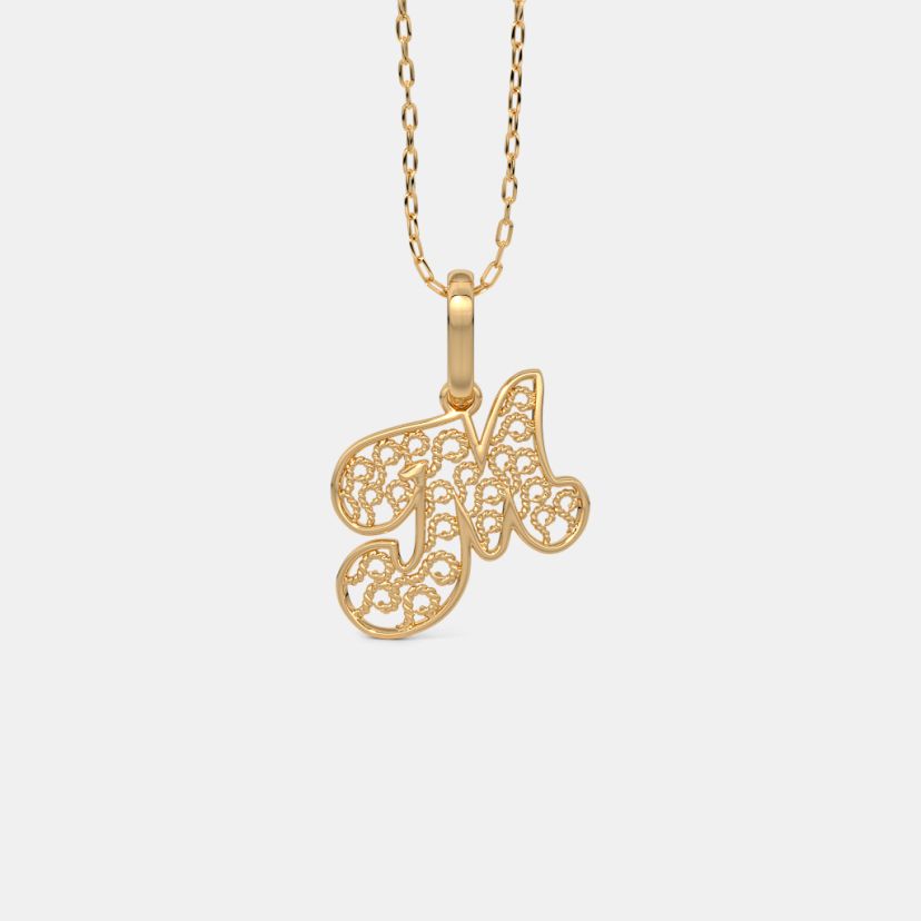 The Monara M Initial Pendant - image 5