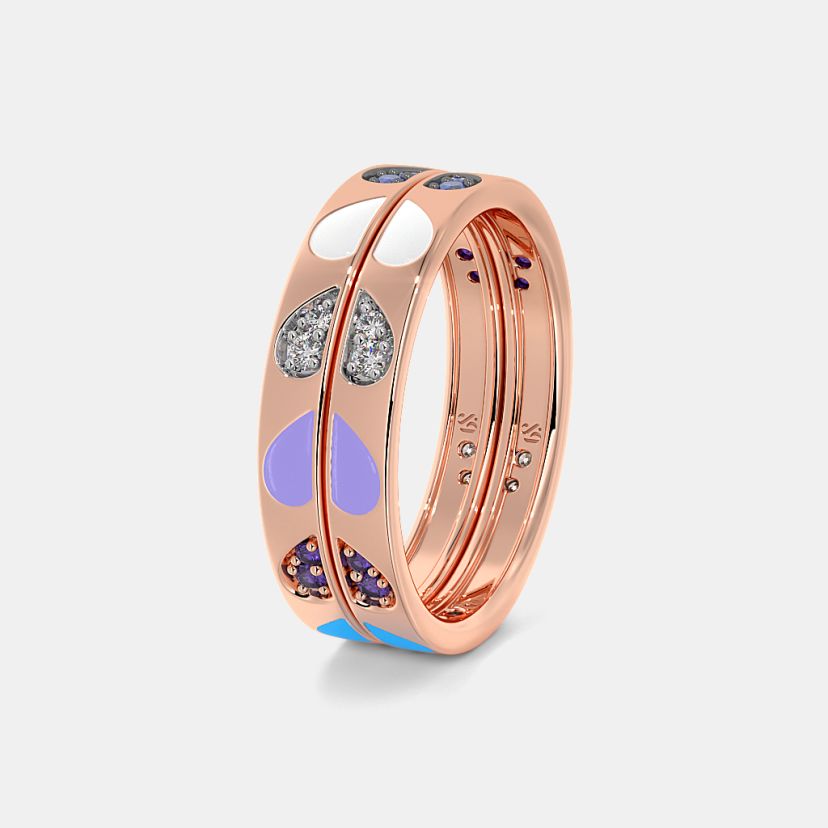 Buy White Sapphire Rings Designs Online BlueStone India s 1 Online Jewellery Brand