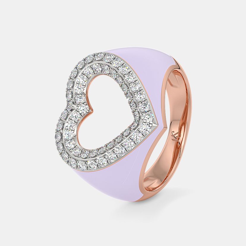 The Lavender Heart Ring - image 1