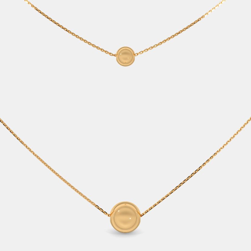 The Linear Echo Beads Layered Necklace - image 4