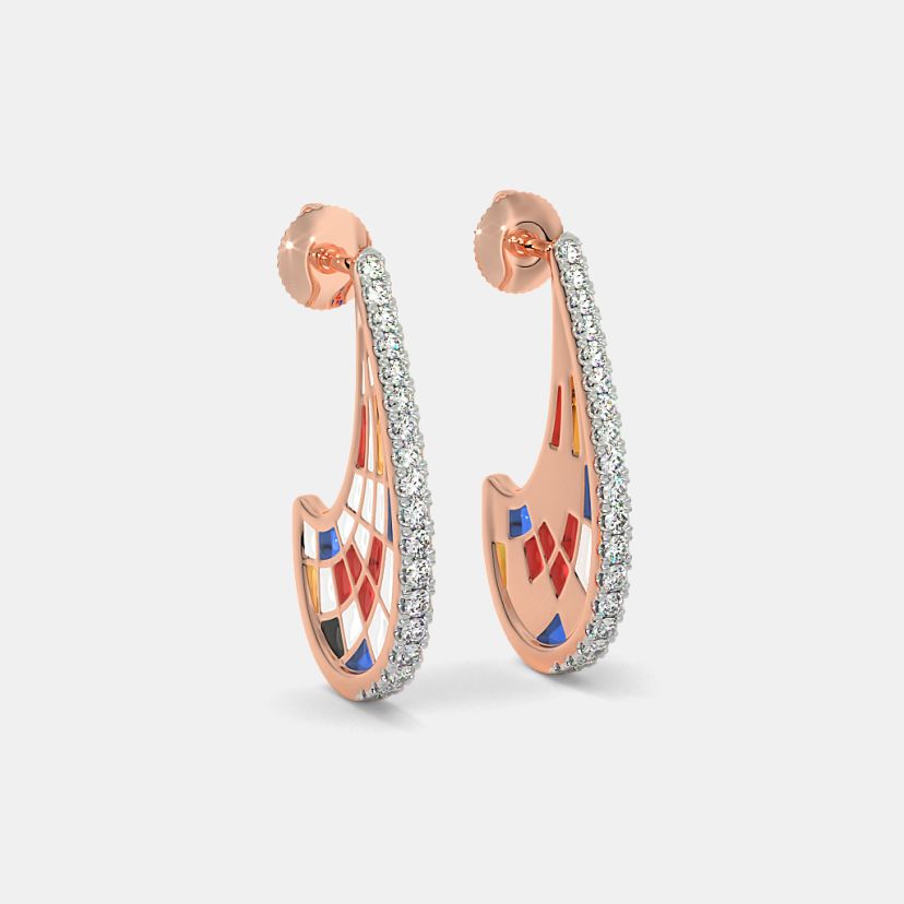 The Chromatic Brilliance J Hoop Earrings - image 7