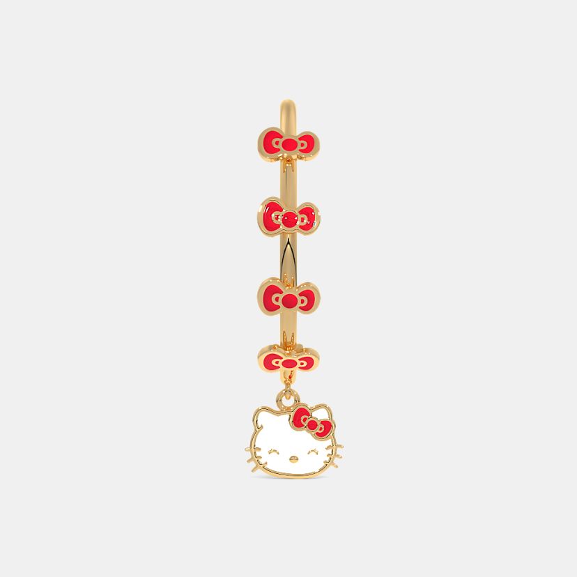 The Hello Kitty Blossom Hoop Earrings - image 5