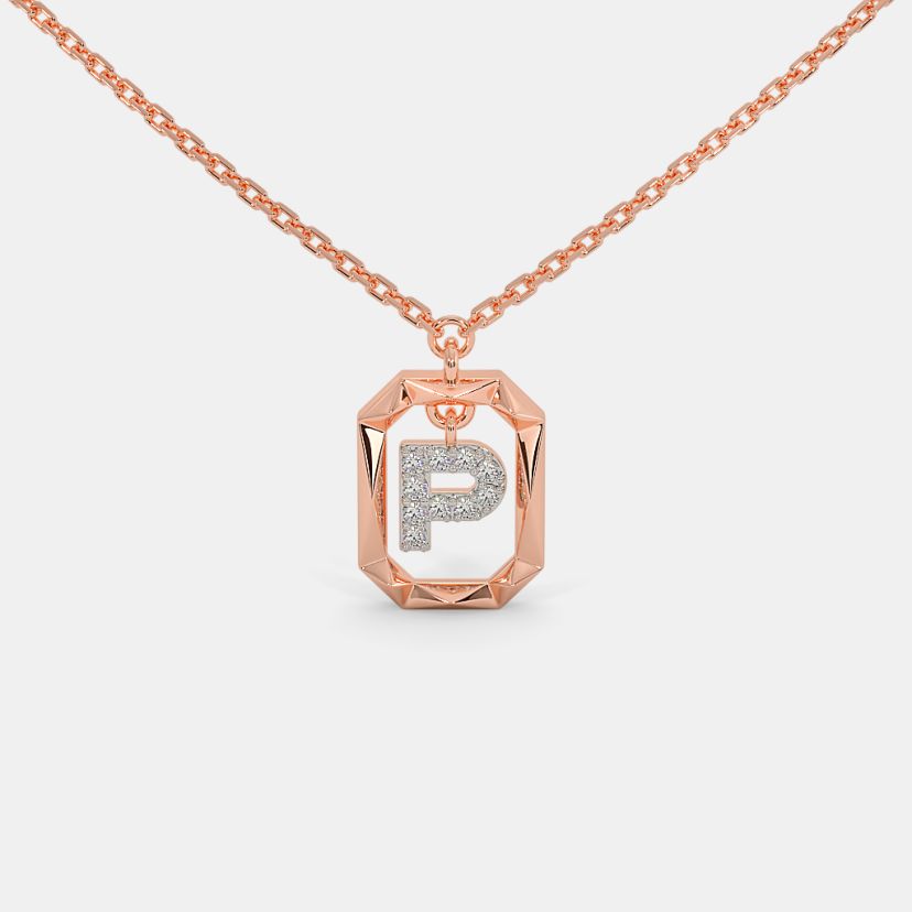 The Swiing P Initial Necklace - image 4