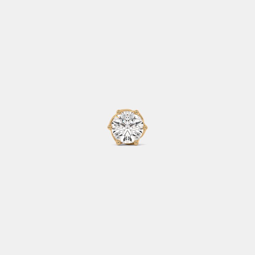 The Melana Solitaire Stud Earrings - image 7