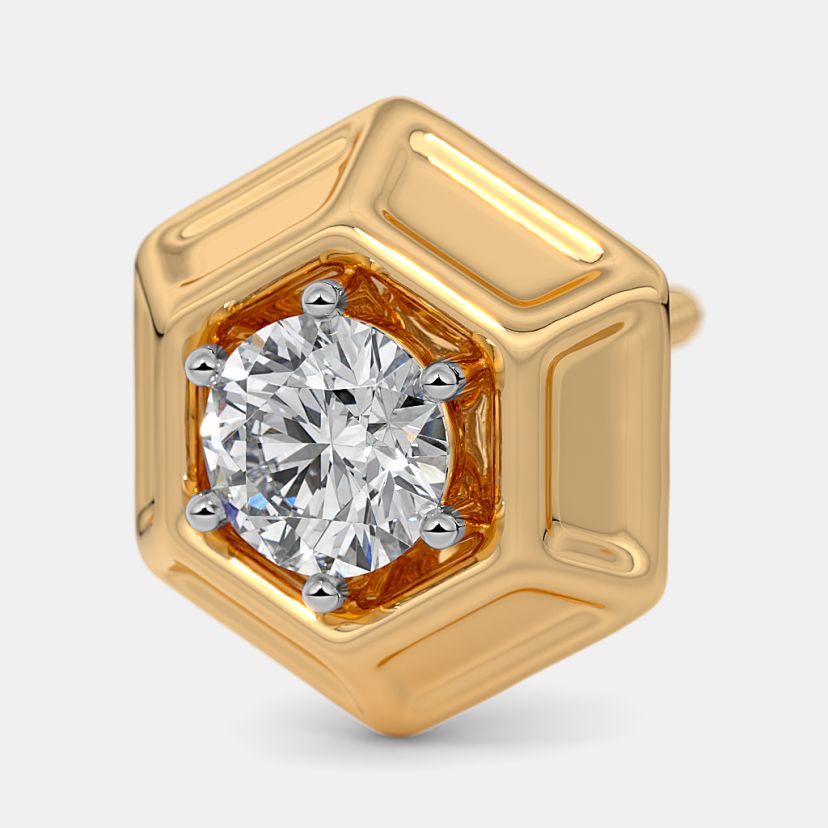 The Bentley Solitaire Earrings - image 5